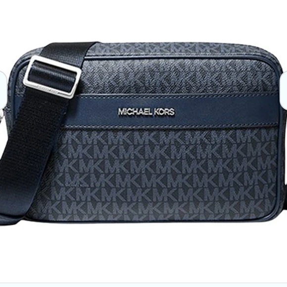 Kenly Large Logo Crossbody Bag Michael Kors Navy Blue/Admiral